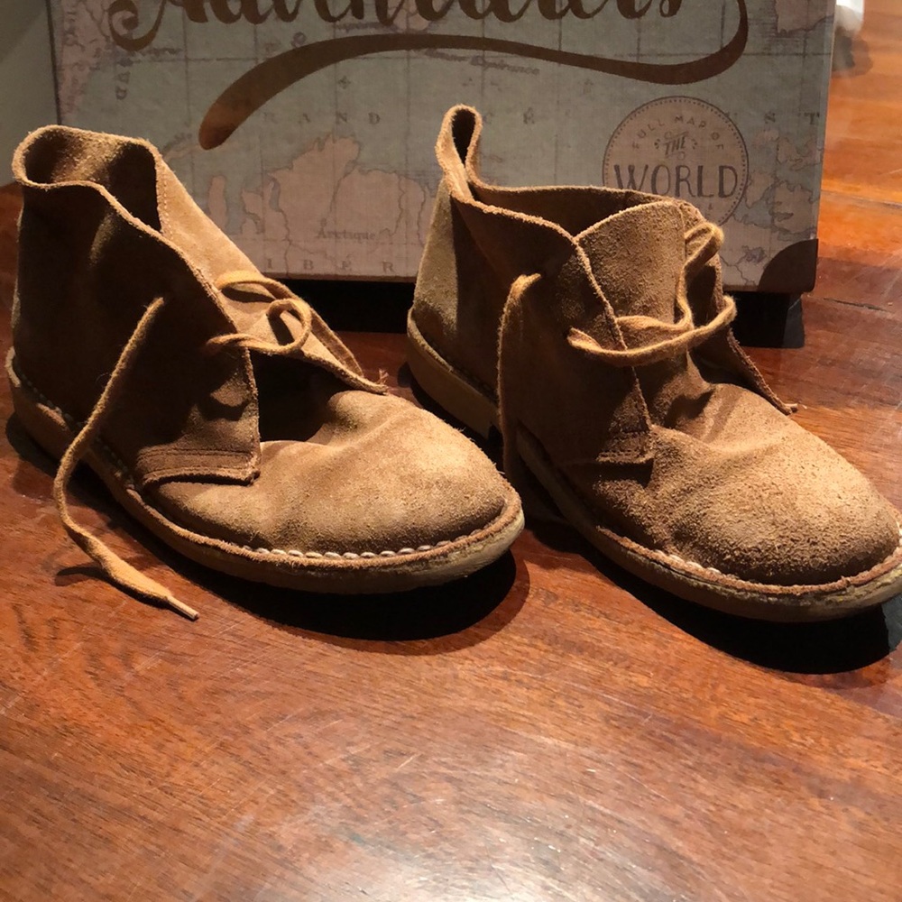 TOPSHOP soft tan booties